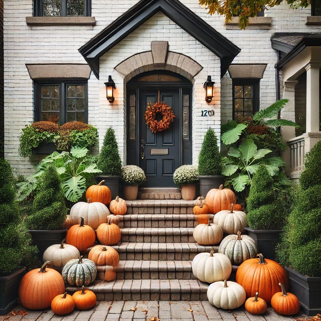 Pumpkin display